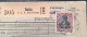 1915 PRIVATER FIRMEN PAKETZETTEL: RUHLA C.U.F.SCHLOTHAUER Germania Paketkarte (radio Automobile Bicycle Porcelain Metal - Briefe U. Dokumente