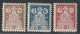 IRAN / PERSE - N°66+67+69 * (1892) - Iran