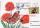 87- PANAZOL - SALON PAPIER COLLECTION CARTES POSTALES- 21 MARS 2004- COQUELICOT-PAPAVER RHOCAS -PAON JOUR-  VILLAUTREIX - Panazol