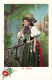 FOLKLORE - Costume - St Gallen - Femme En Costume Traditionnel - Colorisé - Carte Postale Ancienne - Trachten