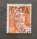 REUNION CFA FRANCE 1949 MARIANNE YVERT N 299 - Used Stamps