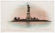 NEW YORK HARBOR - Statue Of Liberty - Detroit Photographic 5465 - Private Mailing Card - Autres Monuments, édifices
