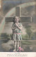ENFANTS - Une Petite Fille Priant Devant La Croix - Colorisé - Carte Postale Ancienne - Abbildungen