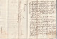 1646 - Lettre Pliée Avec Correspondance De 3 Pages De GRENOBLE Vers MASRON ? Début Du Règne De LOUIS XIV - ....-1700: Precursors