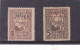 Germany WW1 Occupation In Romania 1917 MViR 5 +10 BANI 2 STAMPS POSTAGE DUE MINT - Occupazione