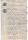 VP22.742 - CHEF BOUTONNE - 2 Actes De 1900/01 - Entre Mme CHATEAU Au Bois ( ILE DE RE ) & M. LAITEUX à VILLIERS COUTURE - Manuscripts