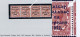 Ireland 1922 Harrison Rialtas 5-line Coils,1½d Var. "Stop Afer S" In Coil Join Strip Of 4 Mint Unmounted - Unused Stamps