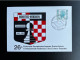 BELGIUM 1975 POSTCARD HOBOKEN NATIONAL CHAMPIONSHIP SPEED CHESS 01-06-1975 BELGIE BELGIQUE CHESS - Echecs