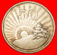 * GREAT BRITAIN (1980-1997): ZIMBABWE  50 CENTS 1988 SUN UNCOMMON! · LOW START ·  NO RESERVE! - Simbabwe