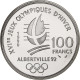 Monnaie, France, Ski Acrobatique, 100 Francs, 1990, Albertville 92, FDC, Argent - Gedenkmünzen