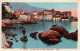 Bastia (Haute-Corse) Le Vieux Port Et L'Eglise St Saint-Jean - Carte CAP Colorisée N° 37 Non Circulée - Bastia