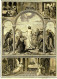 GRAVURE RELIGIEUSE XIXème Siècle 1891 / LES SACREMENTS LA PENITENCE - Arte Religioso