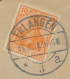 DEUTSCHES REICH 1921 Germania 10 Pf Orange EF Kab.-Orts-Drucksache Mit K2 „ERLANGEN / 3“ – Posttarif War Knapp 11 Monate - Cartas & Documentos