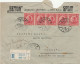 RACCOMANDATA 1925 DA REGNO CROAZIA SLOVENIA ITALIA TIMBRI VENEZIA TRIESTE--STRAPPI IN ALTO (Z1714 - Used Stamps