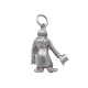 Ancien Pendentif XIX, Bossu Argent Massif, Porte Bonheur Charm Breloque - Pendants