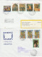 6 BUSTE STORIA POSTALE VATICANO -(COMPRESO FDC 1956) (ZY726 - Lettres & Documents