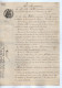 VP22.752 - AULNAY - Acte De 1893 - Vente De Terre Sise à NERE Par M. Jules SALLE à M. Pierre ROBIN - Manuscrits