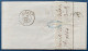 LETTRE Médaillon N°16A 40c Rouge Oblit GC N°78 De CHATELINEAU + Càd Entrée " BELG./ AMB.GIVET E " Pour SEDAN TTB - 1863-1864 Médaillons (13/16)