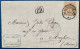 LETTRE Leopold N°33a 30c Oblit Double Cercle " NAMUR/STATION " Non Reglementaire ! + Càd Entrée " BELG./ AMB.GIVET G " R - 1863-1864 Médaillons (13/16)