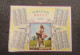 CALENDRIER 1966 POSTES PTT VIENNE Illustration Jeune Fille En Robe Rose à Carreau Et Son Chien BOBTAIL - Grand Format : 1961-70