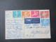 Schweiz 1960 AK Luzern Und MiF Mit Luftpost Par Avion Nach New York USA Gesendet - Storia Postale