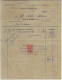 Brazil 1917 R. Telles Ribeiro Invoice Issued In Rio De Janeiro National Treasury Tax Stamp 300 Réis - Lettres & Documents