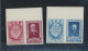 1952 Littérateurs. Schrijvers Verhaeren - J.Conscience. 898/899 Bdf. Cote 500,-€ Tirage 250 Ex - 1941-1960