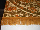 Ancienne Grande  Nappe Tapis De Table Velours - Tapijten