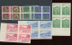 1950 SANATORIUMS + Fleurs.  834/840 **    Tirage 25 BLOCS DE 4 (dont Beaucoup Furent Découpés) - 1941-1960