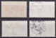 SE667B – SUEDE – SWEDEN – 1891 – NEW VALUES FULL SET - Y&T # 15/18 USED - Dienstzegels