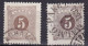 SE703 – SUEDE – SWEDEN – 1877-86 – NUMERAL VALUE – SG # D29Ba(x2) USED 10,50 € - Taxe
