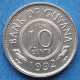 GUYANA - 10 Cents 1992 KM# 33 Independent Since 1966 - Edelweiss Coins - Guyana