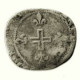 FRANCE / CHARLES IX / GROS DE SIX BLANCS / MONNAIE ROGNEE / ARGENT / 2.22 G / 20 - 23 Mm - 1560-1574 Charles IX