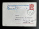 JUGOSLAVIJA YUGOSLAVIA 1993 REGISTERED LETTER SMEDEREVO TO BEOGRAD BELGRADE 03-03-1993 - Cartas & Documentos