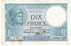 FRANCE - 10 Francs MINERVE Du 26/12/1940 -   121 D.82602  -  N°2065028121 - 10 F 1916-1942 ''Minerve''