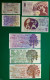 Lithuania / Complete Set Collection Olympic Banknotes 1991 / 10 + 50 Centauru / 1 + 3 + 5 + 10 + 50 Litauru UNC ++ - Lithuania