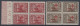 EGEO - Occupazione Tedesca - N. 132-133 - Cv 1600 Euro - QUARTINA GOMMA INTEGRA - MNH** BLOCK Of 4 - Egée (Rodi)