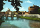 ROME, SAINT ANGELO BRIDGE AND CASTLE, ARCHITECTURE, ITALY - Pontes