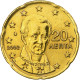 Grèce, 20 Euro Cent, 2002, Athènes, Or Nordique, TTB, KM:185 - Greece