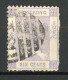 H-K  Yv. N° 10 ; SG N° 10a Fil CC  (o)  6c Violet Victoria  Cote  15  Euro D  2 Scans - Gebraucht