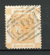 H-K  Yv. N° 11 ; SG N° 11 Fil CC  (o)  8c Jaune Orange Victoria  Cote  13  Euro BE R 2 Scans - Gebraucht