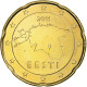 Estonie, 20 Euro Cent, 2011, Vantaa, BU, SPL+, Or Nordique, KM:65 - Estonia