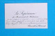JC, Carte De Visite, La Supèrieure Du Pensionnat De Fontmaure, Chamalières-Clermont, 63 - Visiting Cards