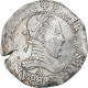 France, Henri III, Franc Au Col Plat, 1577, Paris, TB+, Argent, Gadoury:496 - 1574-1589 Hendrik III