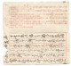 TRES ANCIEN DOCUMENT JAPONAIS - VERY OLD JAPANESE LETTER - SCAN CONTRACTUEL - CONTRACTUAL SCAN - ...-1871 Voorfilatelie