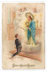 Souvenir De Première Communion Motifs En Relief Par Gaufrage - K F Editeurs, Paris - Série 1.855 - Communion