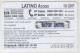 SWITZERLAND - Latino Access Colibri, Latino Access Prepaid Card Fr.10, Used - Suisse