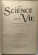 La Science Et La Vie - TOME XXIII Janvier à Juin 1923 (n°67 à 72) - Sciences