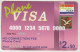 CANADA - Phone Visa , MCI Prepaid Card $2,50 , Used - Canada