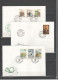 Delcampe - Liechtenstein 1978-1992 - Collezione Di 100 FDC + 12 Cartoline Natalizie Delle Poste           (g6995) - Verzamelingen